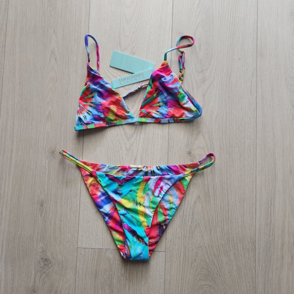 San Lorenzo Bikini Waikiki Exclusive Tropical color size small